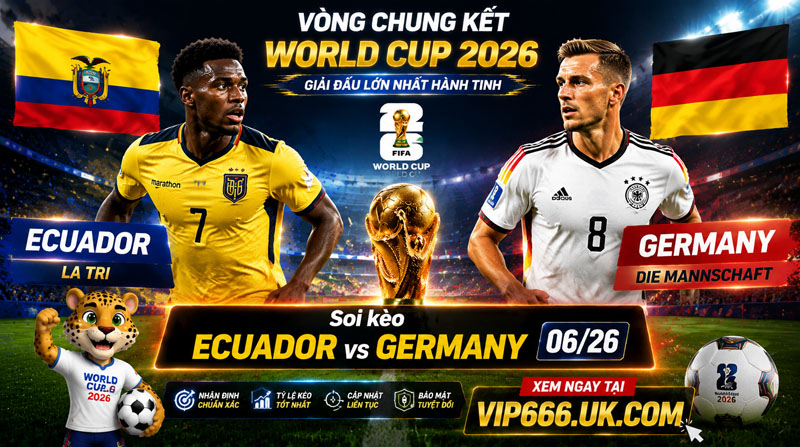 dự đoán tỷ số Ecuador vs Đức