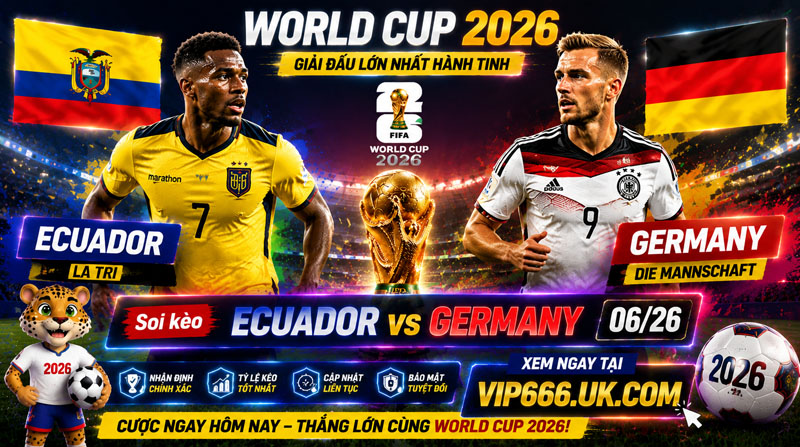 dự đoán tỷ số Ecuador vs Đức