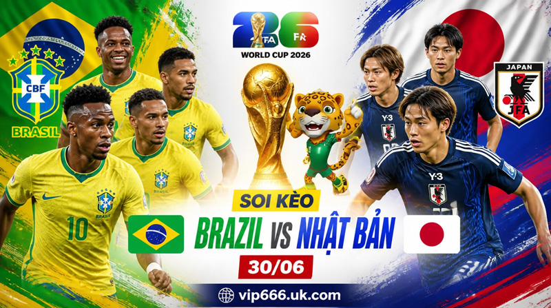 soi kèo Brazil vs Nhật Bản