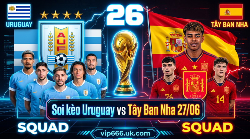 Dự đoán tỷ số Uruguay vs Tây Ban Nha